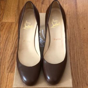 Christian Louboutin almond toe pumps